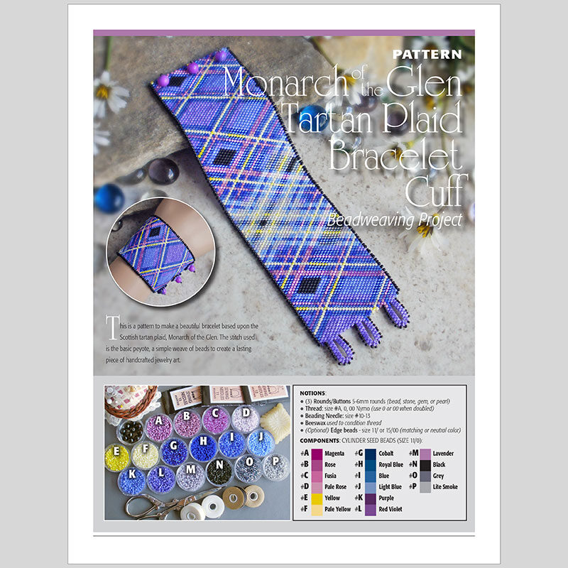 Monarch of the Glen Tartan Plaid Bracelet Cuff Monarch of the Glen Tartan Plaid Bracelet Cuff