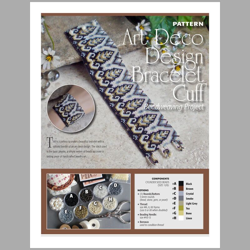 Art Deco Bracelet Pattern CovPg1 Art Deco Bracelet Pattern Cover Pg1