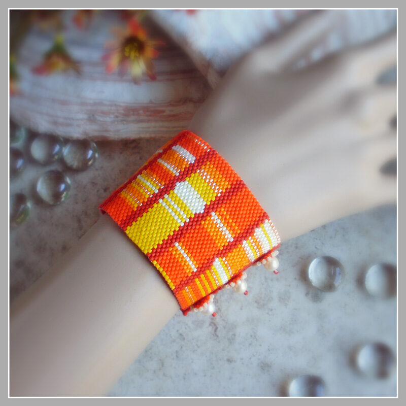 Tangerine DNA Code Bracelet 06f Tangerine DNA Code Bracelet