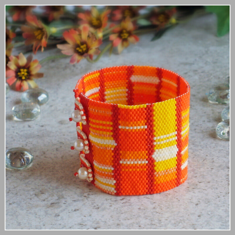 Tangerine DNA Code Bracelet 12f Tangerine DNA Code Bracelet