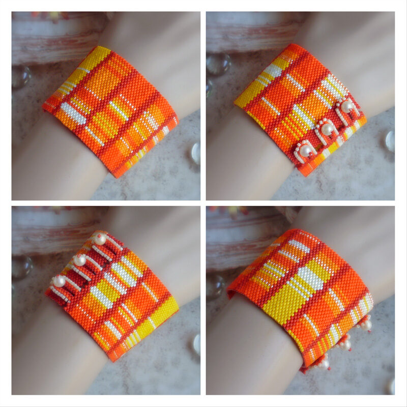 Tangerine DNA Code Bracelet Views_f Tangerine DNA Code Bracelet Views