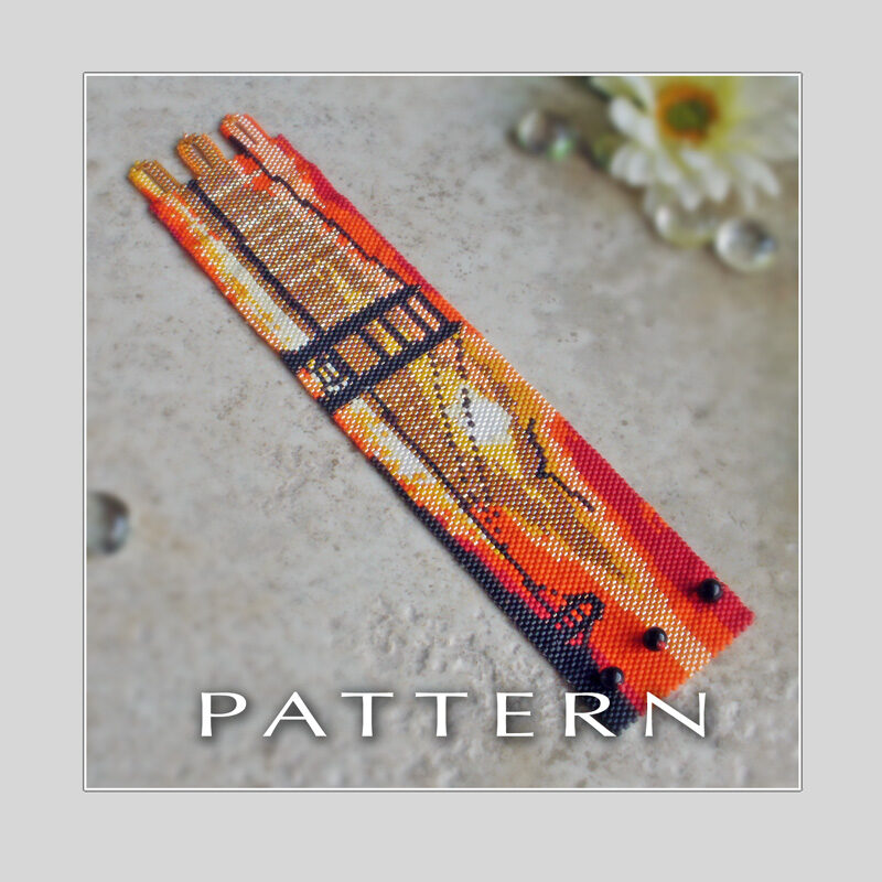Golden Gate Bridge Bracelet Pattern