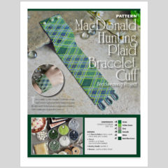 MacDonald Hunting Tartan Bracelet Pattern Cover Pg1