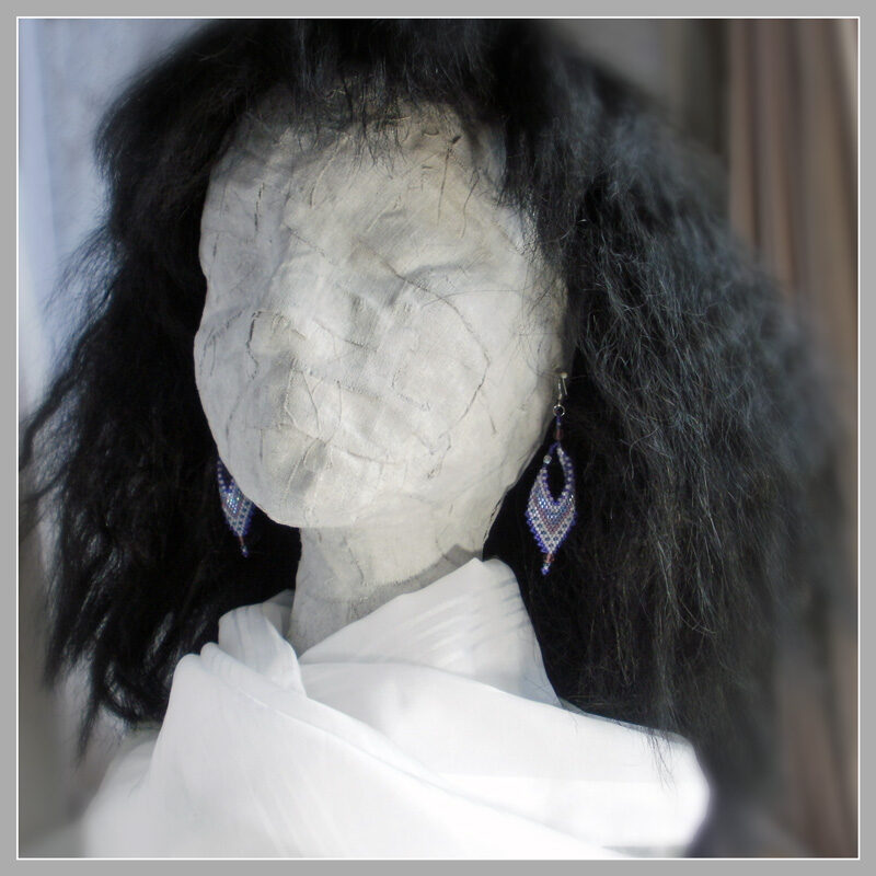 Pastel Lilac Leaf Elegance Earrings 13f Pastel Lilac Leaf Elegance Earrings