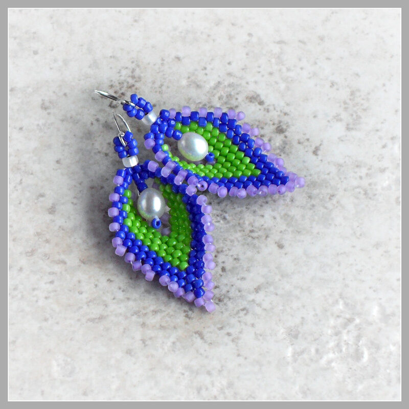 Russian Leaf Earrings 05f Russian Leaf Earrings