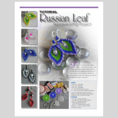 Russian Leaf Earrings Tutorial Cover Pg1