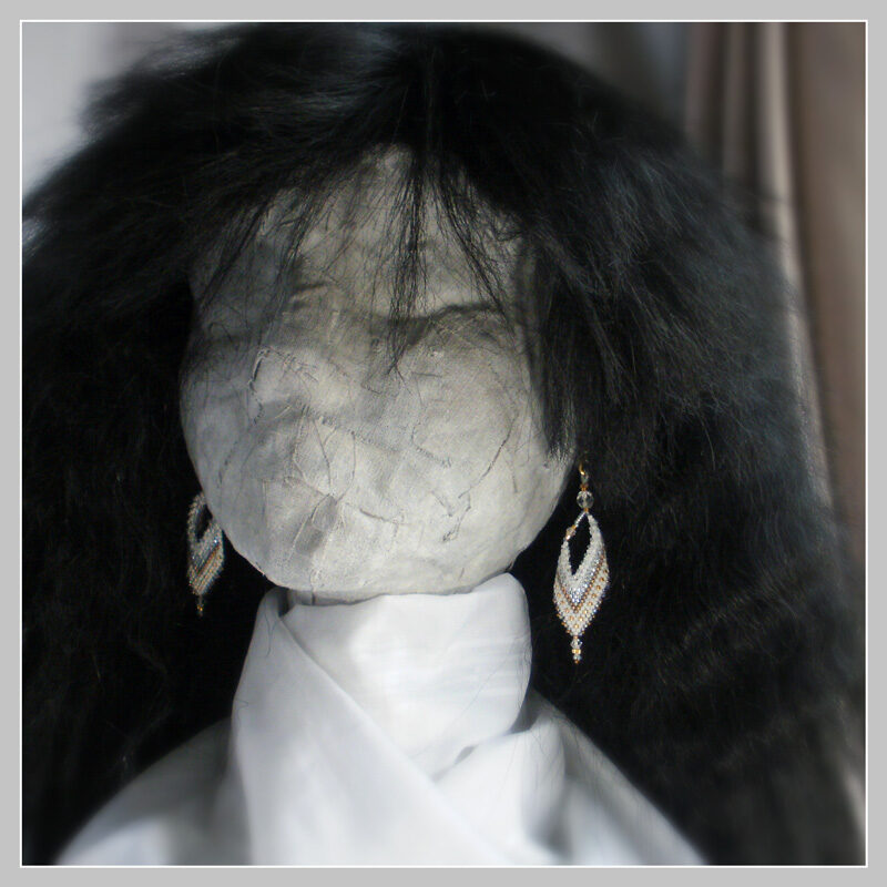 White Gold Leaf Earrings 06f White Gold Leaf Earrings