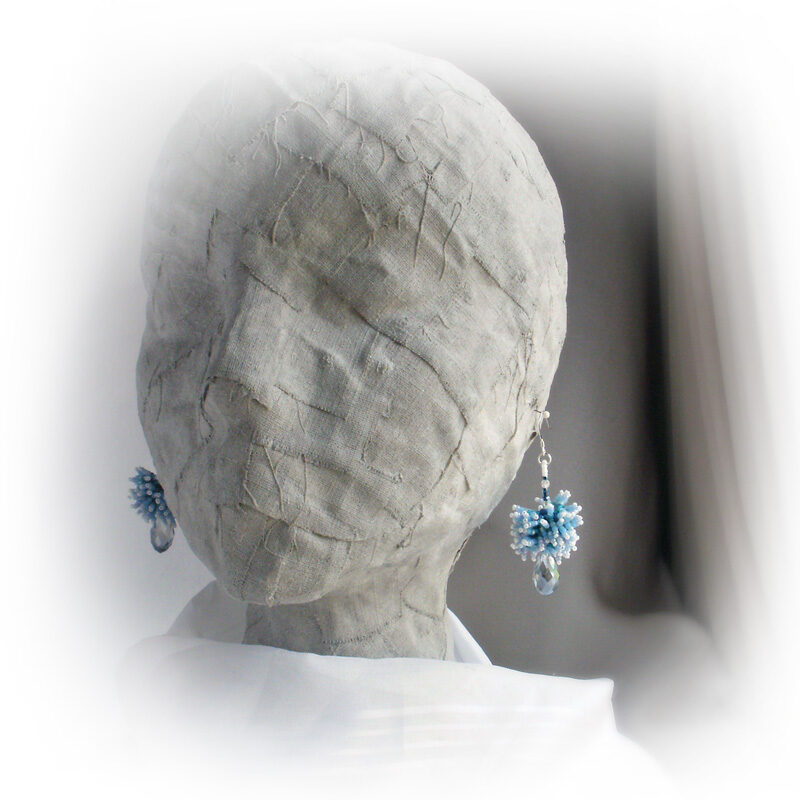 Drop in the Ocean Earrings 01f Drop in the Ocean Sea Foam Earrings