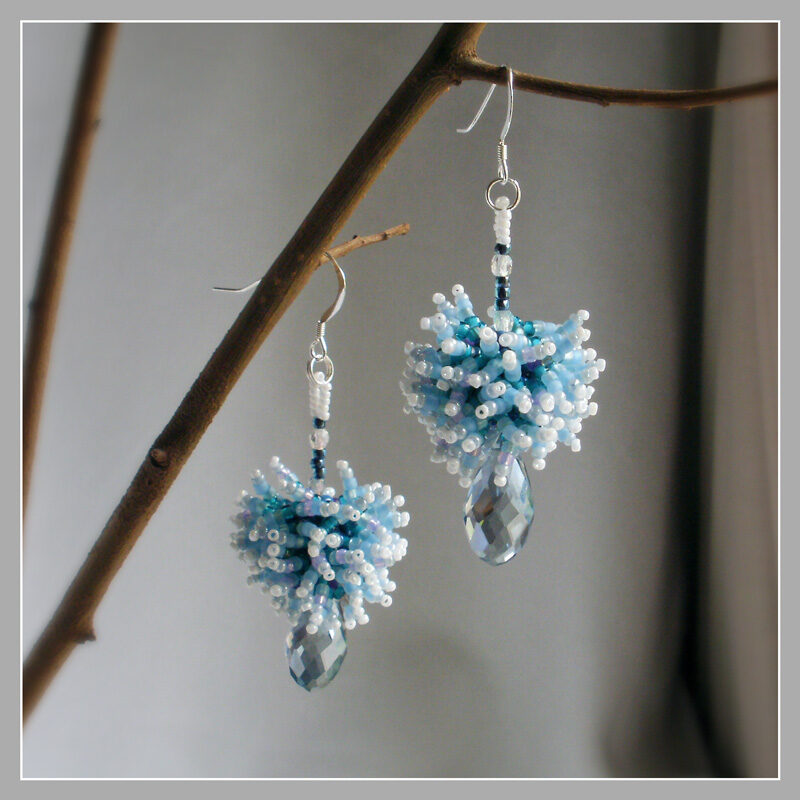 Drop in the Ocean Earrings 06f Drop in the Ocean Sea Foam Earrings