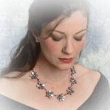 Natural Shell Daisy Flower Necklace